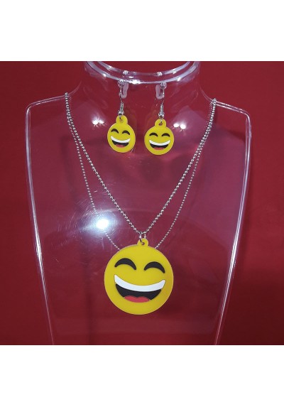 Parure Bijoux Smiley Emoticones