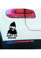 Sticker Auto Baby On Board (Bébé à Bord)