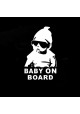 Sticker Auto Baby On Board (Bébé à Bord)