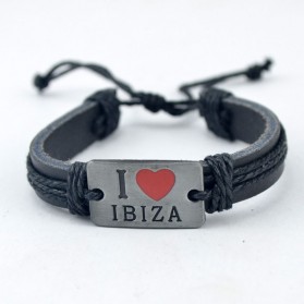 Bracelet Cuir I Love Ibiza