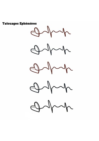 Tatouages Ephémères Coeur