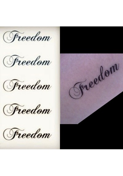 Tatouages éphémères Freedom