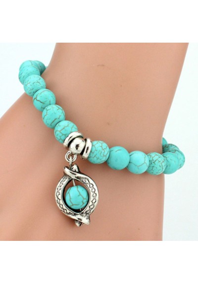 Bracelet Turquoise avec "Boule"