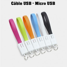 Porte-Clés Câble USB vers Micro USB